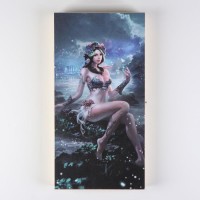 Нарды  "Нимфа", деревянная доска 40 х 40 см, с полем для игры в шашки