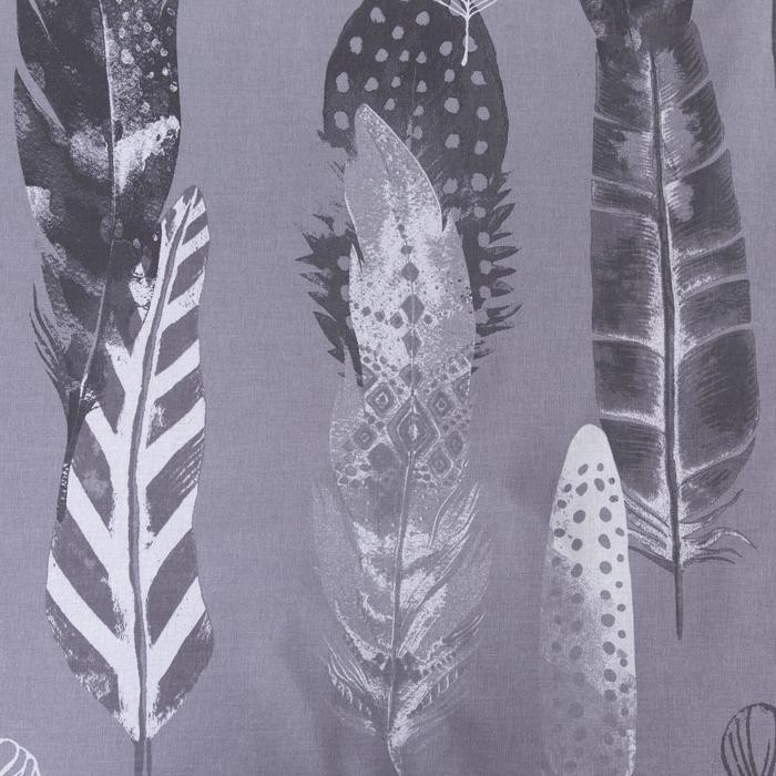 Постельное бельё Этель Евро «Перья» (вид 2)  200х217 см, 220х240 см, 70х70 см -2 шт,поплин 125 г/м2