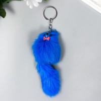 Пушистик на подвеске 6,5 х 6,5 х 14 см, цвета МИКС