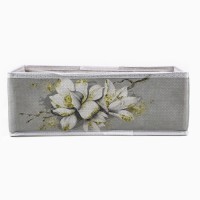 Органайзер для хранения, кофр для белья 8 ячеек «Цветы», 28×16×10 см