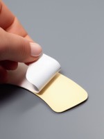 Пяткоудерживатели для обуви, на клеевой основе, 10×3.5 см, пара, бежевые