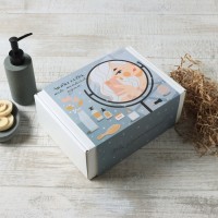 Набор подарочный «Этель» Love yourself, полотенце, тапочки, повязка на голову