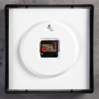 Часы настенные, серия: Классика, плавный ход, 30 х 30 см, черные