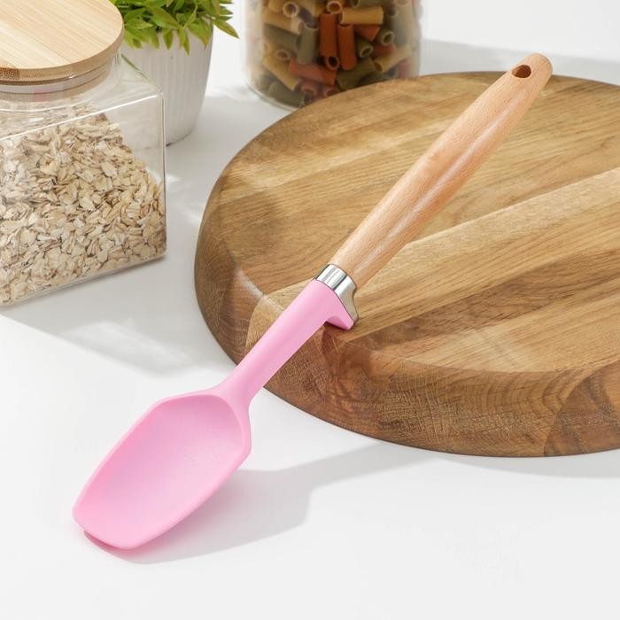 Лопатка Доляна «Лагуна», 31×5,5×2,5 см, цвет голубой