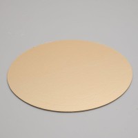 Подложка усиленная, золото - розовый, 22 см, 3,2 мм