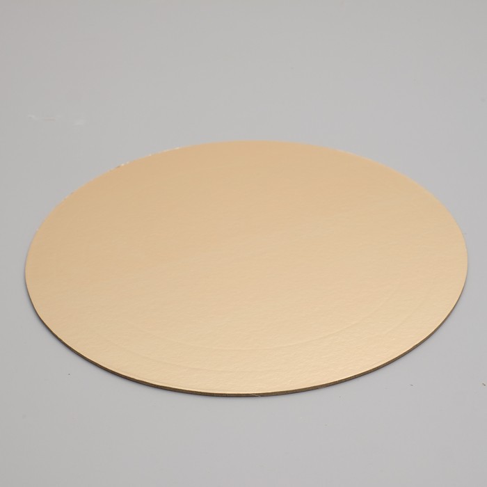 Подложка усиленная, золото - розовый, 22 см, 3,2 мм