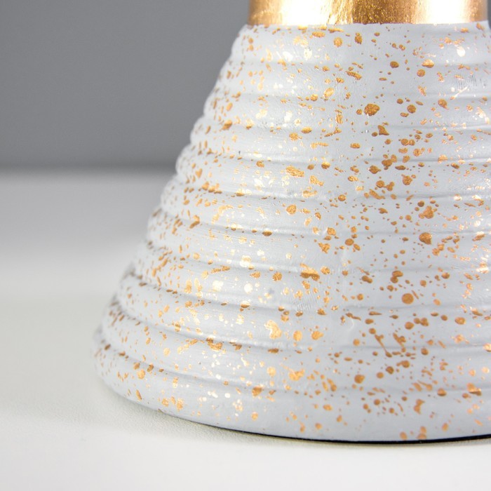 Настольная лампа "Белана" Е14 40Вт серо-золотой 22х22х38,5 см RISALUX