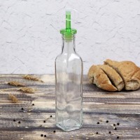 Бутыль для соусов и масла «Классик», 270 мл, 5×5×25 см, крышка цвет МИКС