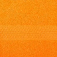 Полотенце махровое гладкокрашеное «Эконом» 50х90 см, цвет оранжевый