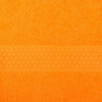 Полотенце махровое гладкокрашеное «Эконом» 50х90 см, цвет оранжевый