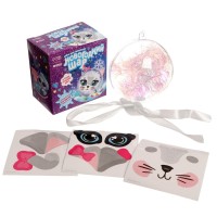 Ёлочный шар-персонаж «Новый год! Нежная кошечка», набор для творчества