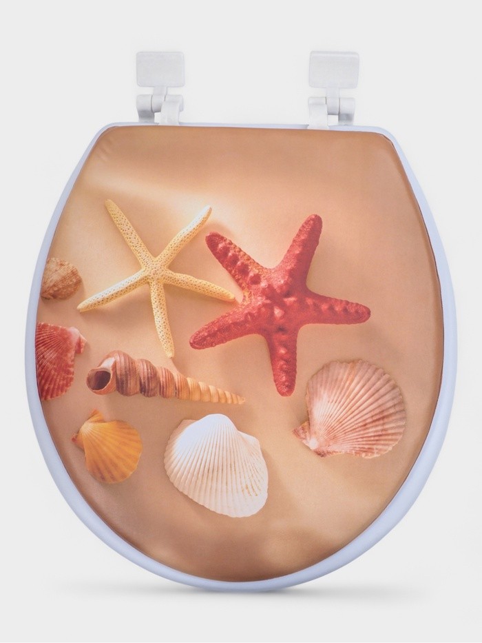 Сиденье для унитаза Доляна «Океан», 40×37×4.5 см