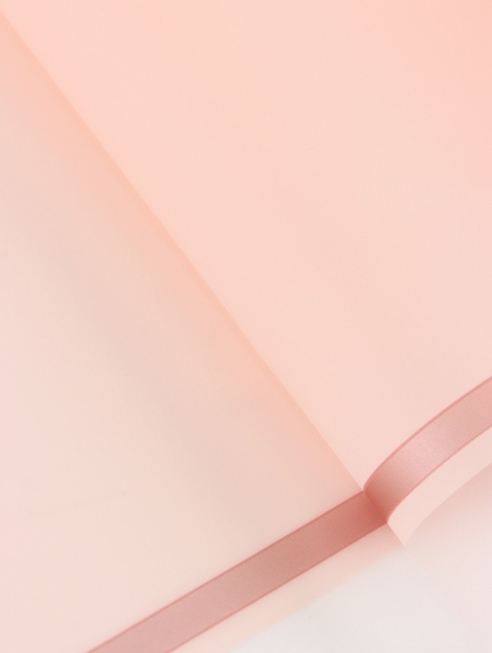 Плёнка для цветов и букетов, розовый с золотым, 57×57 см