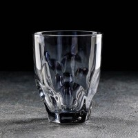 Стакан «Лава», 325 мл, 8,5×8,5×10,5 см, цвет серый