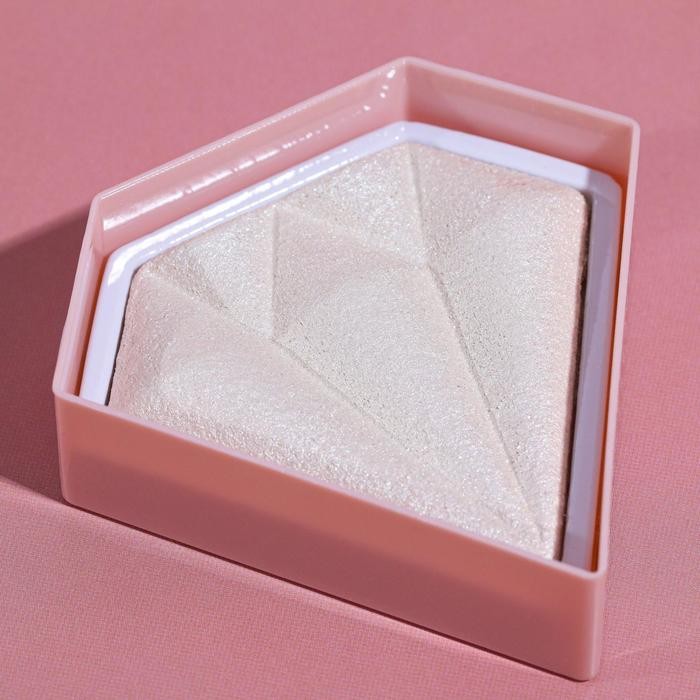 Запечённый хайлайтер для космического сияния, оттенок Silver mood