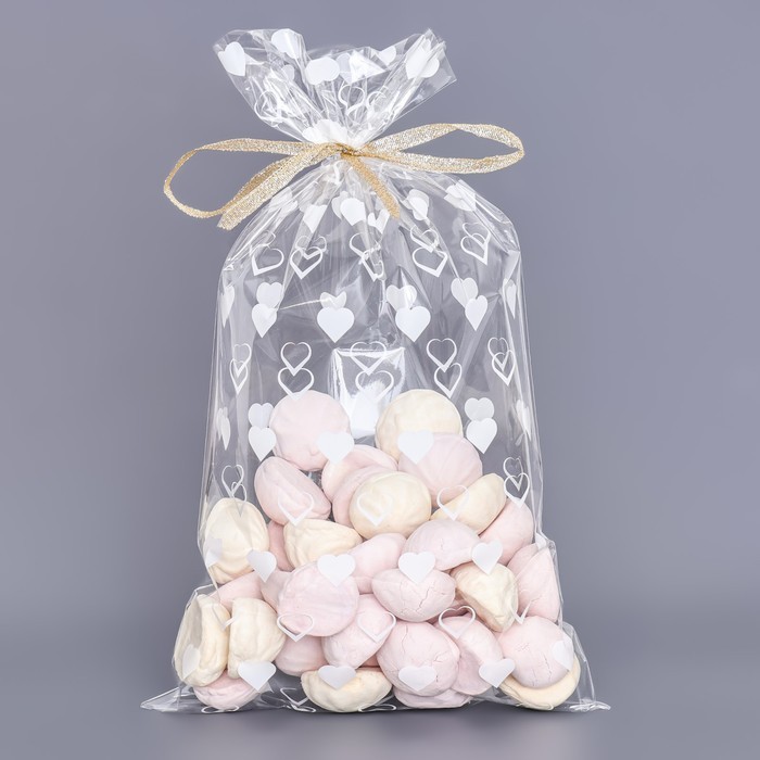 Пакет фасовочный БОПП, "Сердца" 20*35 см Пакет фасовочный БОПП, "Сердца" 20*35 см