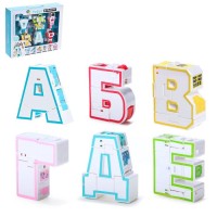 Набор роботов «Алфавит», трансформируется, световые и звуковые эффекты, 6 букв, собираются в 1 робота