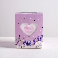 Коробка бонбоньерка, упаковка подарочная, «С любовью и нежностью», 6 х 7 х 6 см