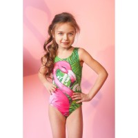 Купальник KAFTAN "Tropical", рост 122-128 (34), зелёный