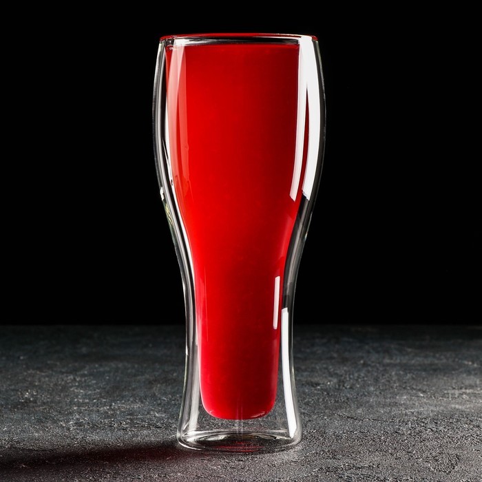 Стакан пивной двойными стенками Magistro «Дуо», 480 мл, 8,4×21 см