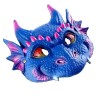 Маска карнавальная "Дракон голубой"