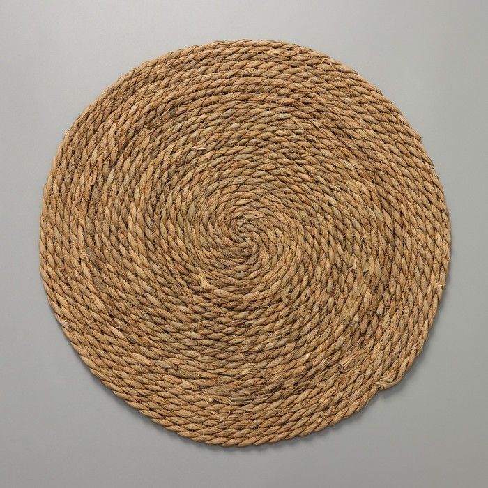 Коврик плетёный Доляна «Жгут», d=70 см