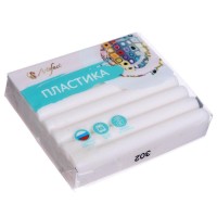 Пластика - полимерная глина 56г флуоресцентный Белый