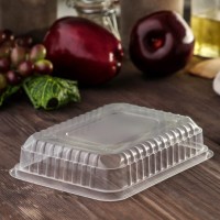 Контейнер одноразовый «Южуралпак», КР-179, 500 гр, 17,9×13,2×3,7 см, цвет чёрный