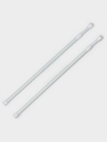 Набор карнизов универсальных, 43-75 см, белый