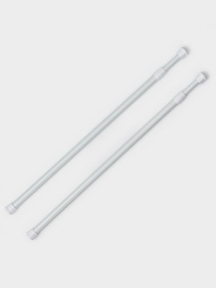 Набор карнизов универсальных, 43-75 см, белый