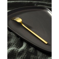 Вилка столовая Magistro «Оску стандарт», h=19,5 см, цвет золотой