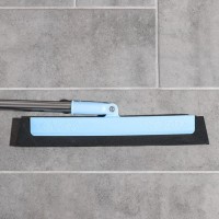 Водосгон для пола Доляна, черенок из нержавеющей стали 90 см, рабочая часть 34×2.5 см