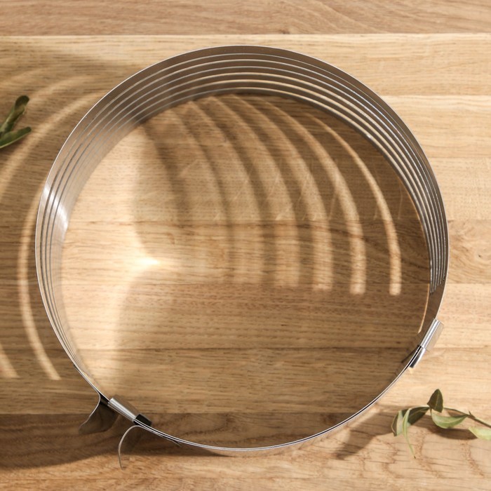 Форма разъёмная для выпечки кексов и тортов с регулировкой размера 25-30 см