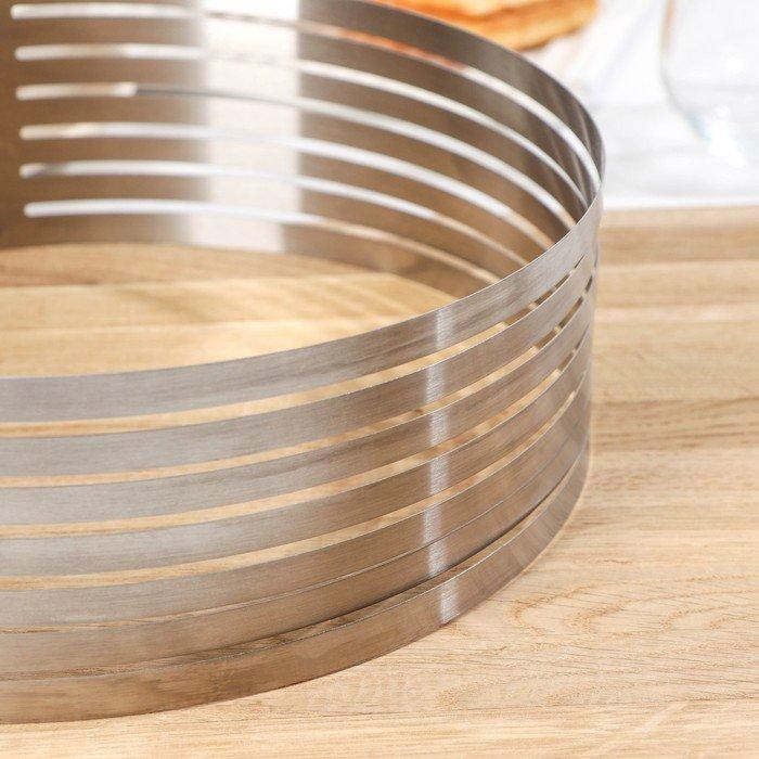 Форма разъёмная для выпечки кексов и тортов с регулировкой размера 25-30 см