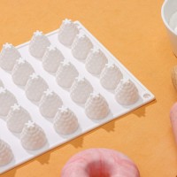 Форма для выпечки и муссовых десертов KONFINETTA «Ежевика», 35 ячеек, 29×16×2,5 см, 2,8×2,5 см, цвет белый