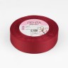 Лента репсовая, 25 мм, 23 ± 1 м, цвет бордовый №33