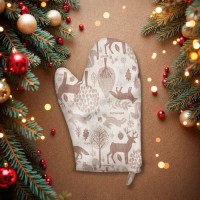 Варежка - прихватка Доляна Forest dwellers, 20×27 см, 100% хлопок, ватин 250 г/м²