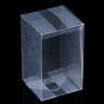 Складная прозрачная коробка из PVC, для упаковки подарков, матовая 11×11×18 см