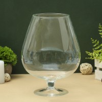 Ваза "Бренди" бокал на ножке d-17.5см, h-29х23,5см, 7л  2073