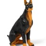 Садовая фигура из полистоуна «Собака Доберман», 48×20×21 см Садовая фигура из полистоуна «Собака Доберман», 48×20×21 см