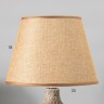 Настольная лампа "Джесси" Е14 40вт шоколадно-белый 25х25х39 см