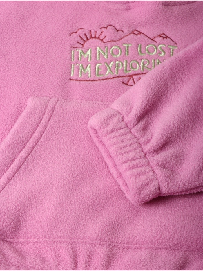 Худи для девочки «Крошка Я» Exploring, рост 80-86 см, лиловое