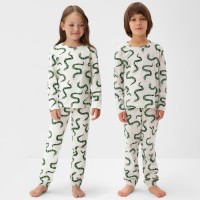 Пижама детская (лонгслив и брюки) KAFTAN «Змеи», размер 28 (86-92 см)