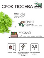 Семена Салат листовой "Азарт",0,5 г