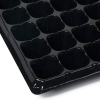 Кассета для рассады, 72 ячеек по 50 мл, чёрная, Greengo