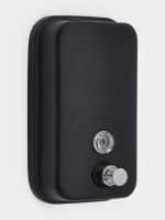 Диспенсер для жидкого мыла Stölz, механический, 800 мл, нержавеющая сталь, чёрный