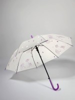 Зонт - трость полуавтоматический, 8 спиц, R=48/53 см, D = 96 см, МИКС