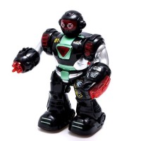 Робот «Супербот», световые и звуковые эффекты, работает от батареек, цвет золотой