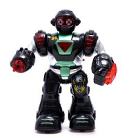 Робот «Супербот», световые и звуковые эффекты, работает от батареек, цвет золотой