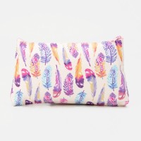 Косметичка на молнии, цвет белый/разноцветный